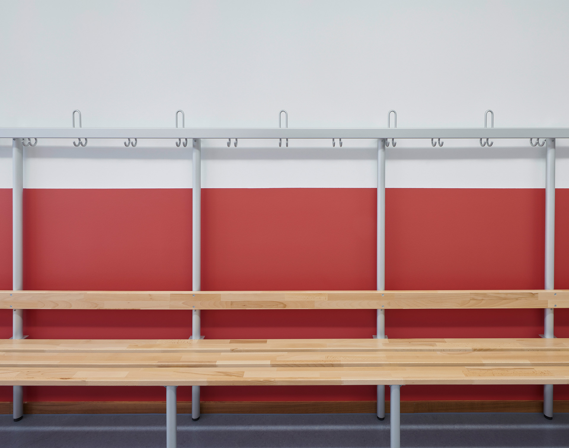 Fridtjof-Nansen-Schule Hamburg; Sporthalle; Architekturfotografie; Markus Tollhopf; Schulbau; SBH Schulbau Hamburg; Fotografie; Innenaufnahme; Kleta Architekten