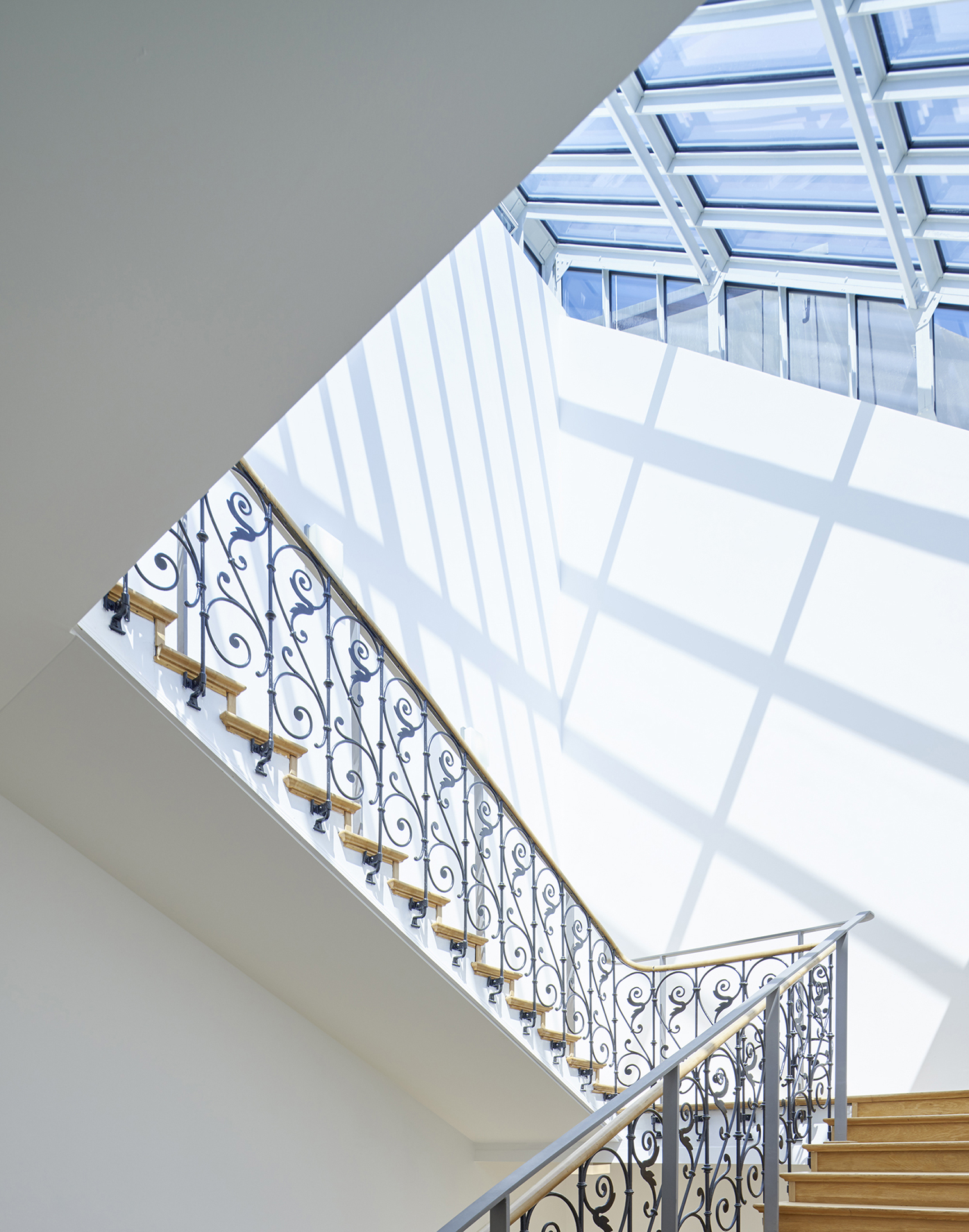 Neues Bildungszentrum; Volkshochschule; VHS München; Neubau; Architekturfotografie; Markus Tollhopf; Schulbau; München; Fotografie; Raupach Architekten Innenaufnahme