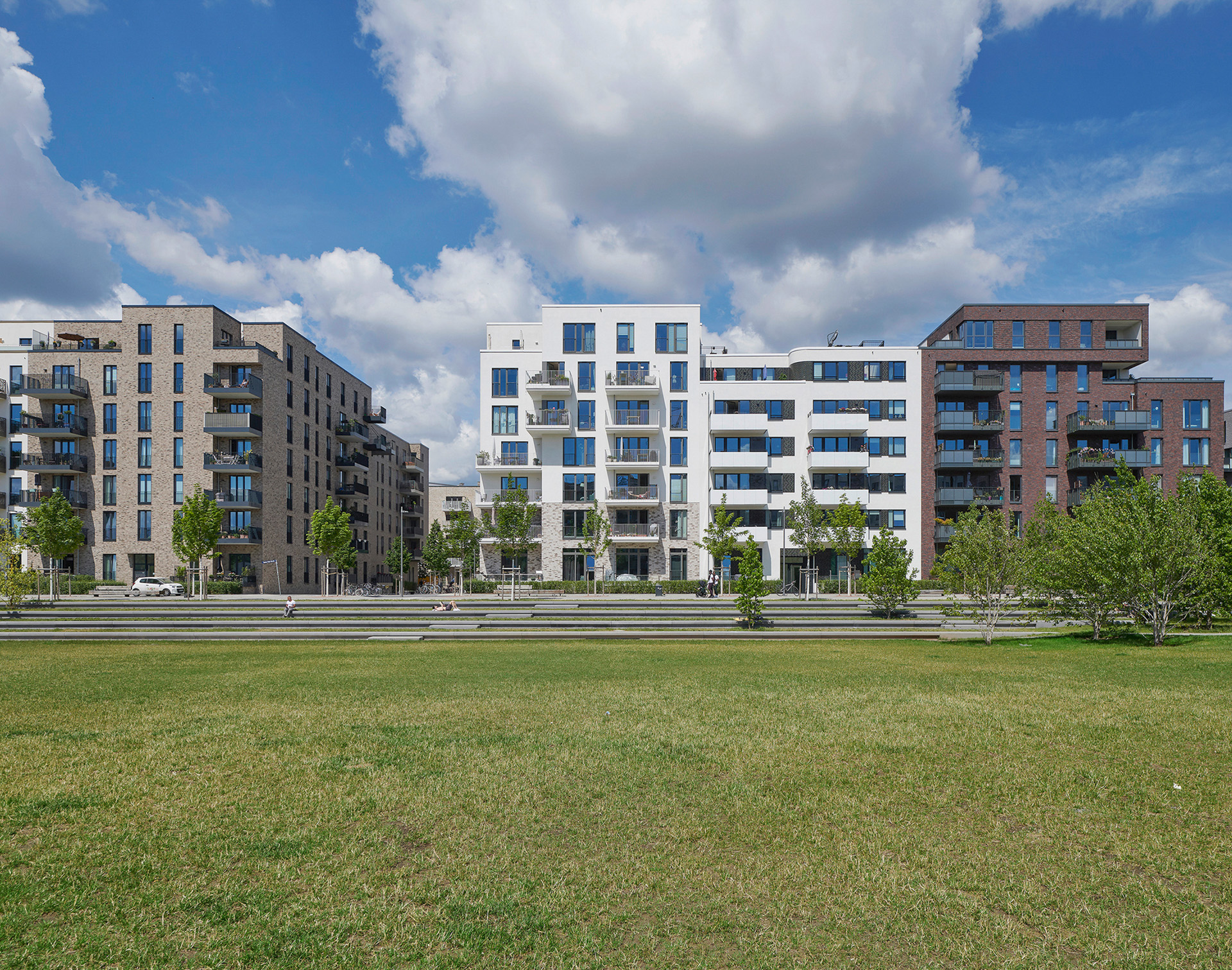 Dokumentation Quartier Neue Mitte Altona; Altona; Behörde für Stadtentwicklung und Wohnen BSW; Hamburg; Neubau; Architekturfotografie; Markus Tollhopf; Fotografie; Stadtentwicklung; Aussenaufnahme