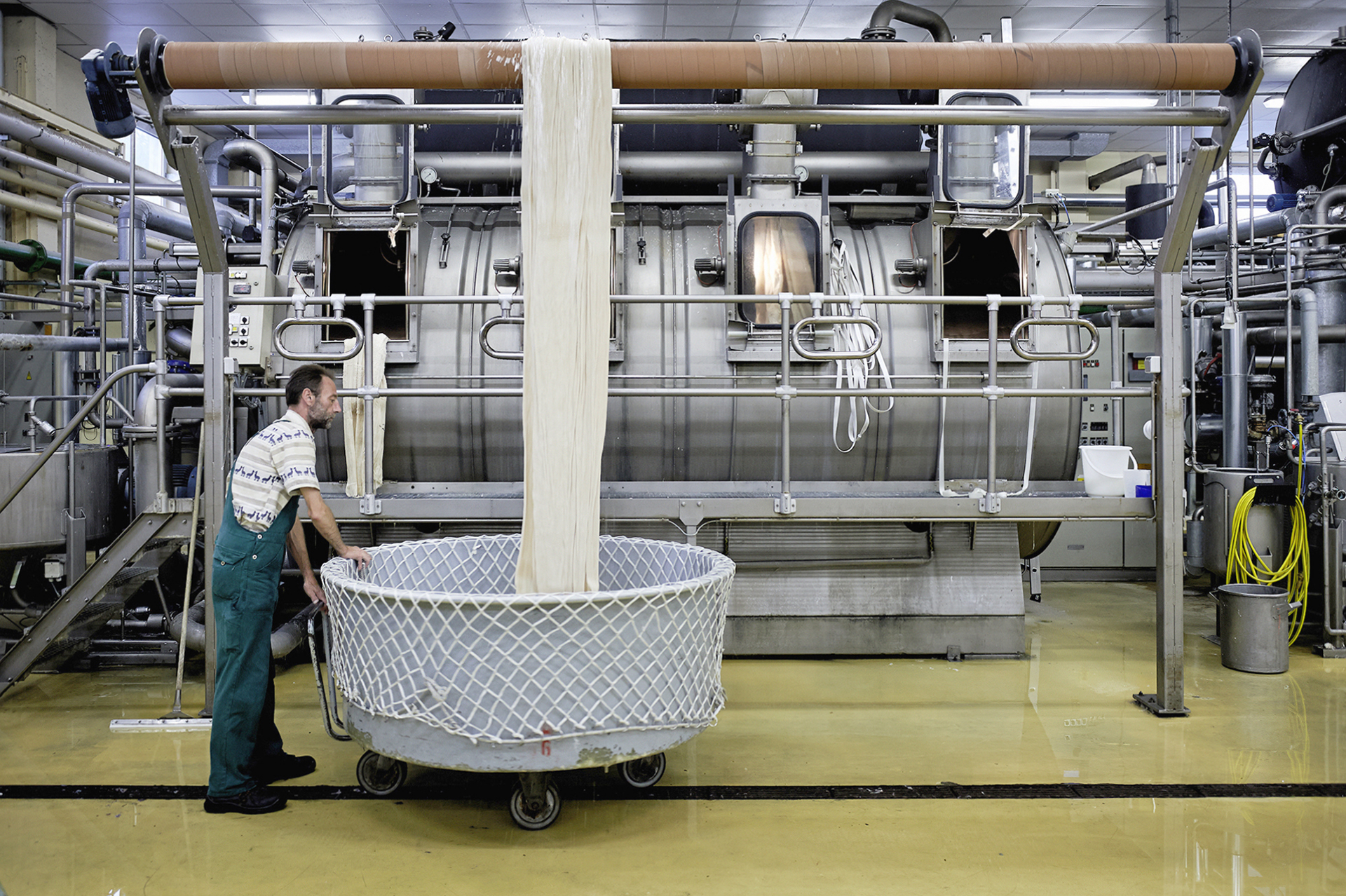 Dokumentation Textilproduktion; Möve Frottana Textil GmbH Großschönau; Architekturfotografie; Markus Tollhopf; Fotografie; Innenaufnahme;